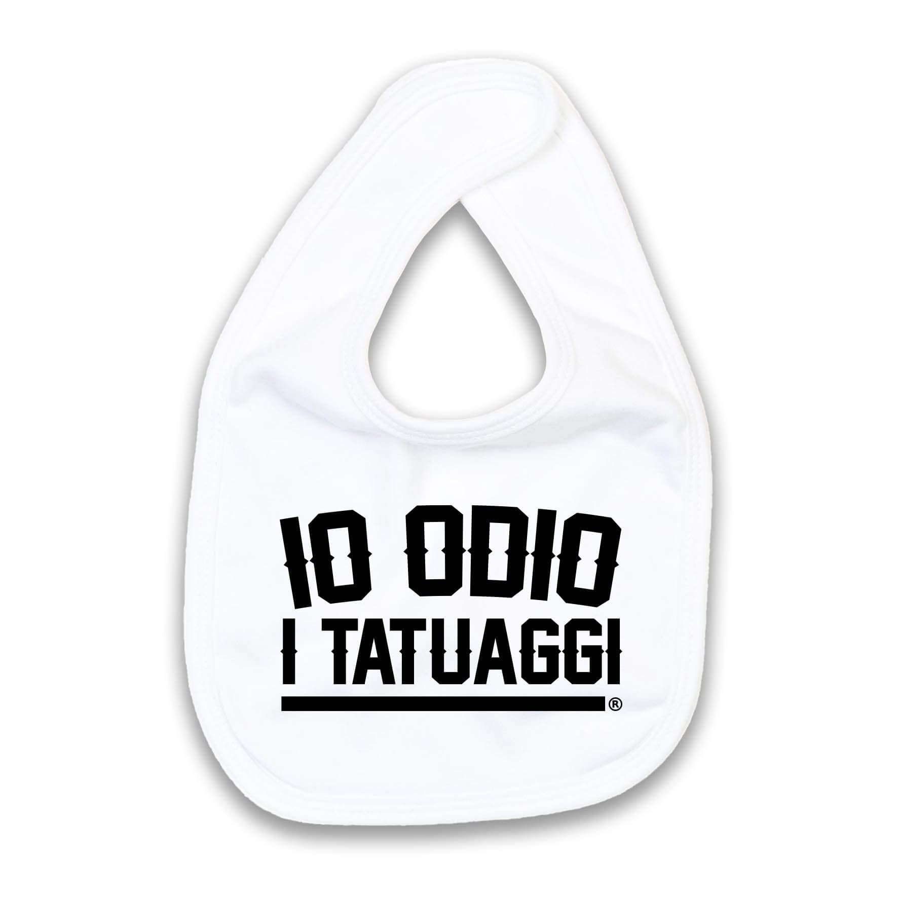 BAVAGLINO - IO ODIO I TATUAGGI - BIANCO - FRONTE