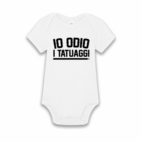BODY - IO ODIO I TATUAGGI - BIANCO - FRONTE