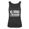 CANOTTA LADY IO ODIO I TATUAGGI - NERA - FRONTE