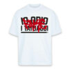 T-SHIRT IO ODIO I TATUAGGI FAKE - UNISEX BIANCA - FRONTE