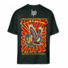 T-SHIRT OVERSIZE ITALIAN ROOSTER - ANDREOLI - NERA - RETRO