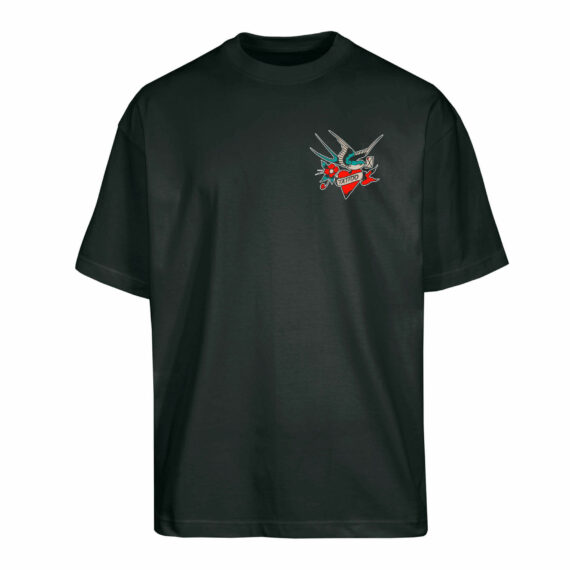 T-SHIRT OVERSIZE - PIN UP - ANDREOLI - NERA - FRONTE