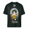 T-SHIRT OVERSIZE - PIN UP - ANDREOLI - NERA - RETRO