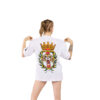 T-SHIRT OVERSIZE BROS - DONNA BIANCA - RETRO