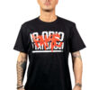 T-SHIRT IO ODIO I TATUAGGI FAKE - UNISEX NERA - FRONTE
