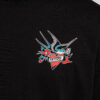 T-SHIRT OVERSIZE ITALIAN ROOSTER - ANDREOLI - NERA - FRONTE -LOGO