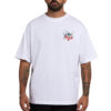 T-SHIRT OVERSIZE ITALIAN ROOSTER - ANDREOLI - BIANCA - FRONTE