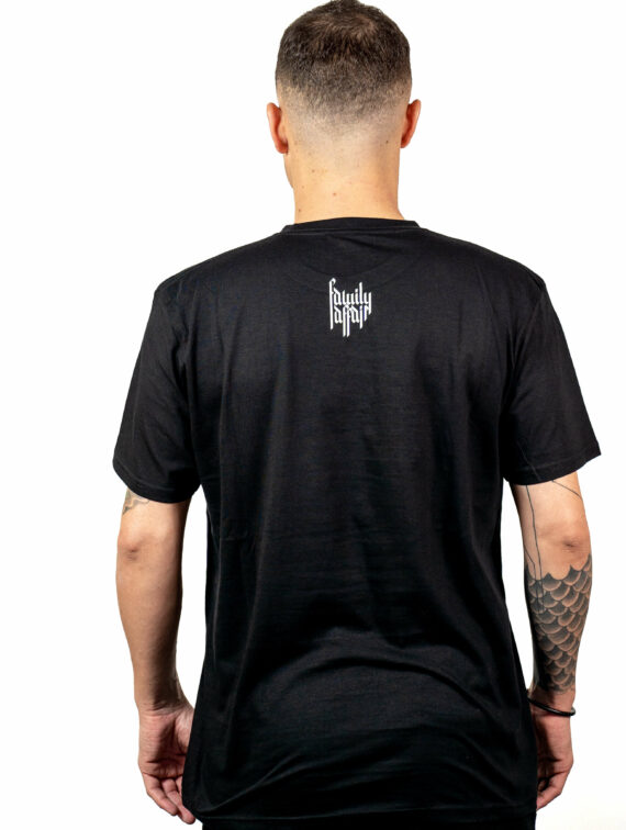 T-SHIRT IO ODIO I TATUAGGI FAKE - UNISEX NERA - RETRO