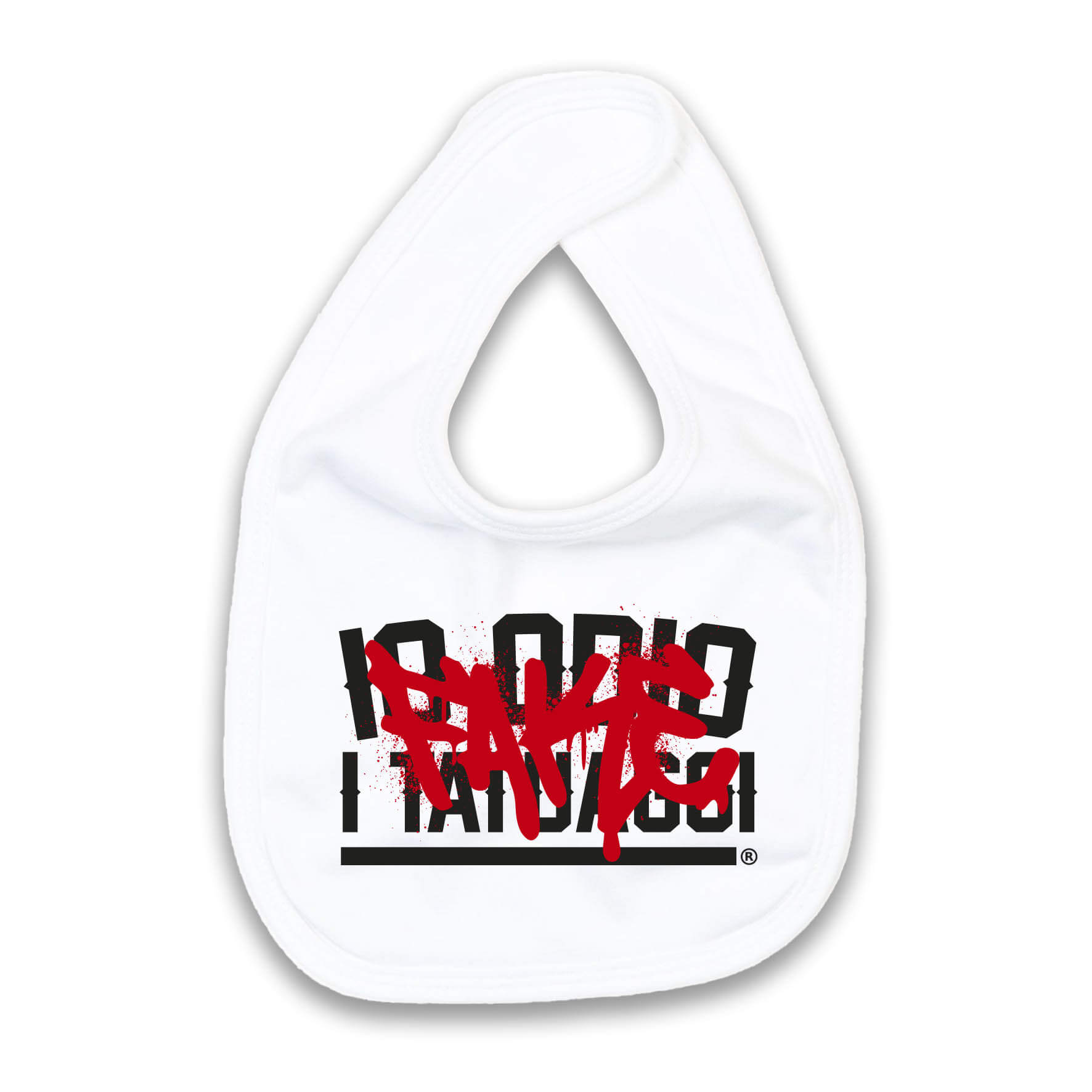BAVAGLINO - IO ODIO I TATUAGGI FAKE - BIANCO - FRONTE