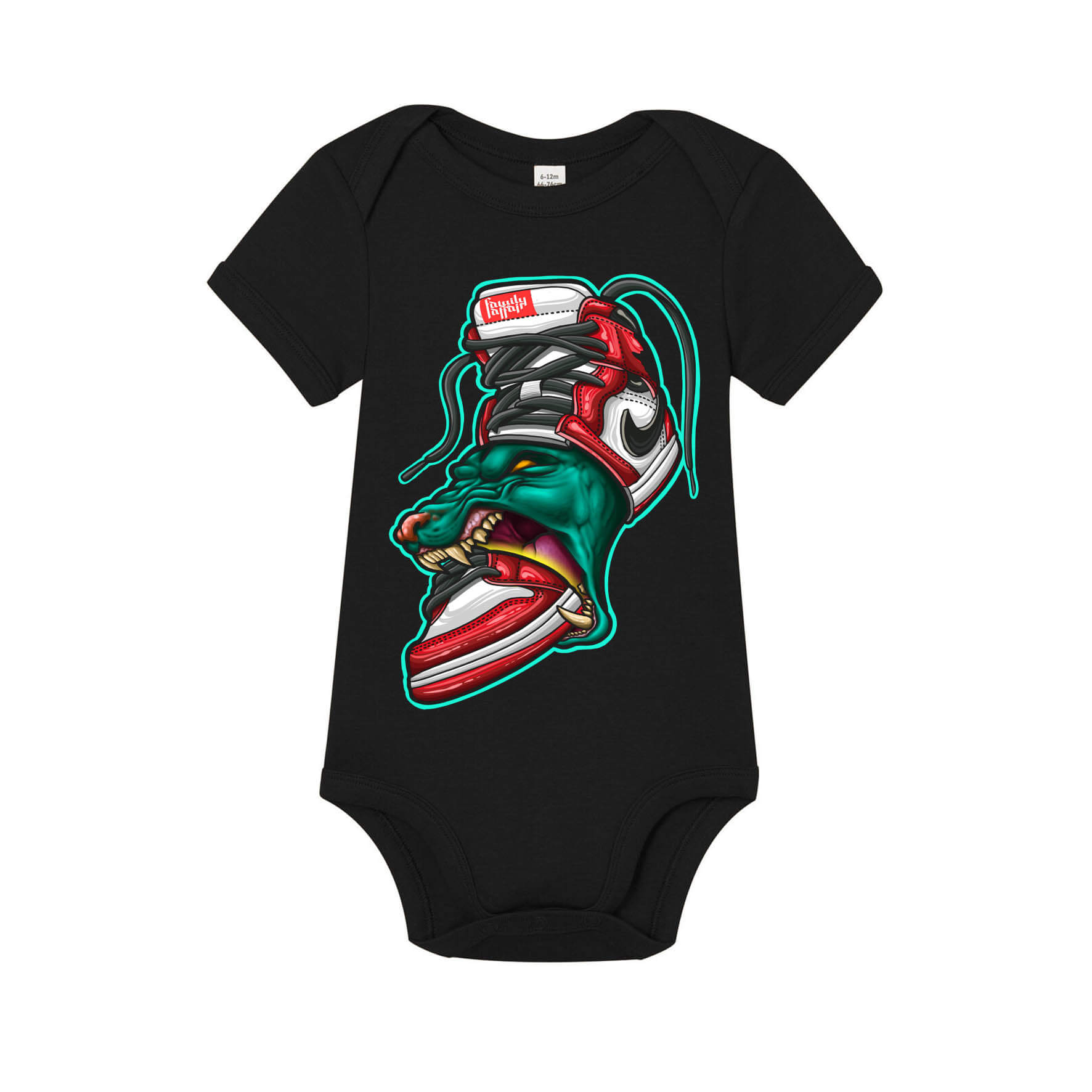 BODY - BAD SNEAKER - ANTIKORPO - NERO - FRONTE