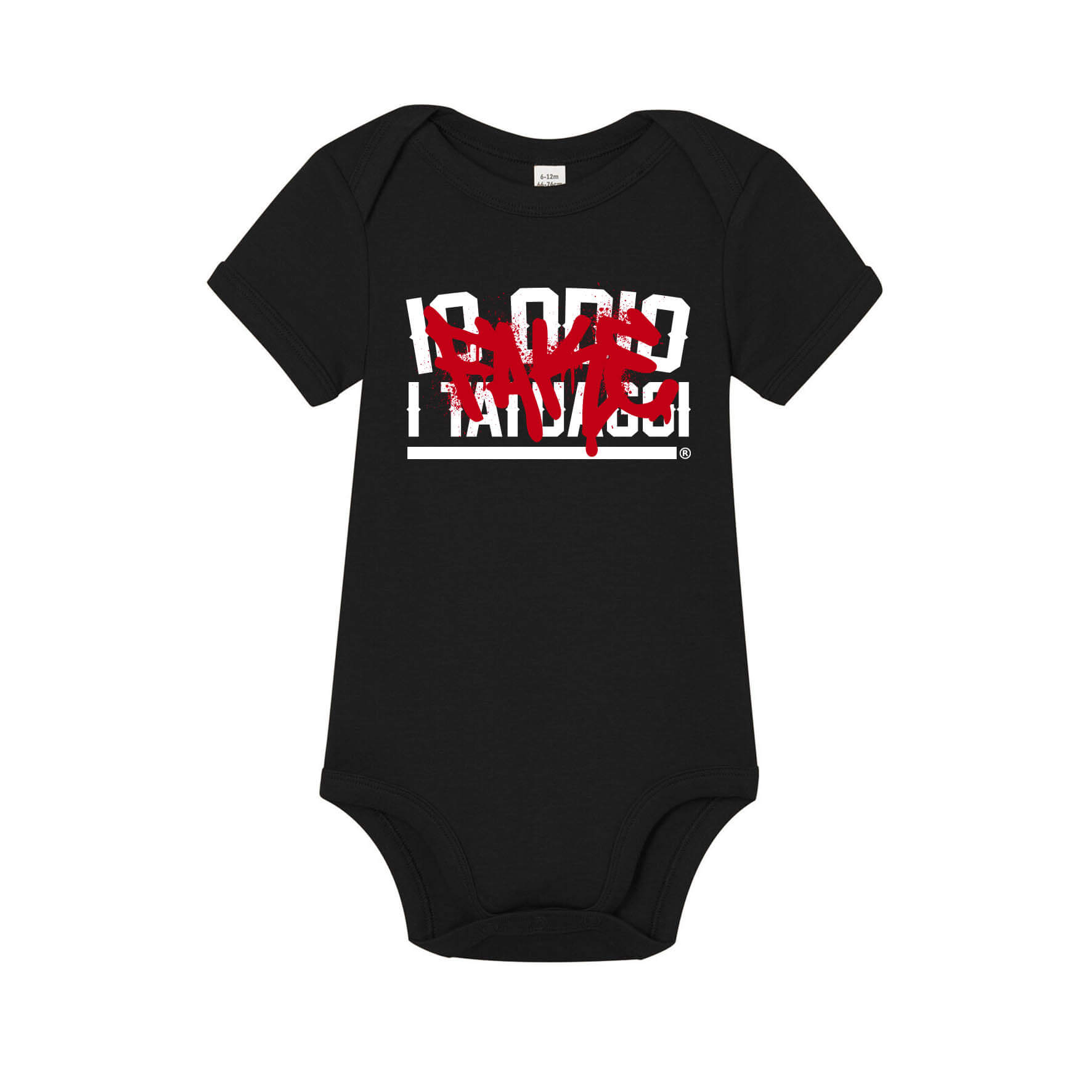 BODY - IO ODIO I TATUAGGI FAKE - NERO - FRONTE