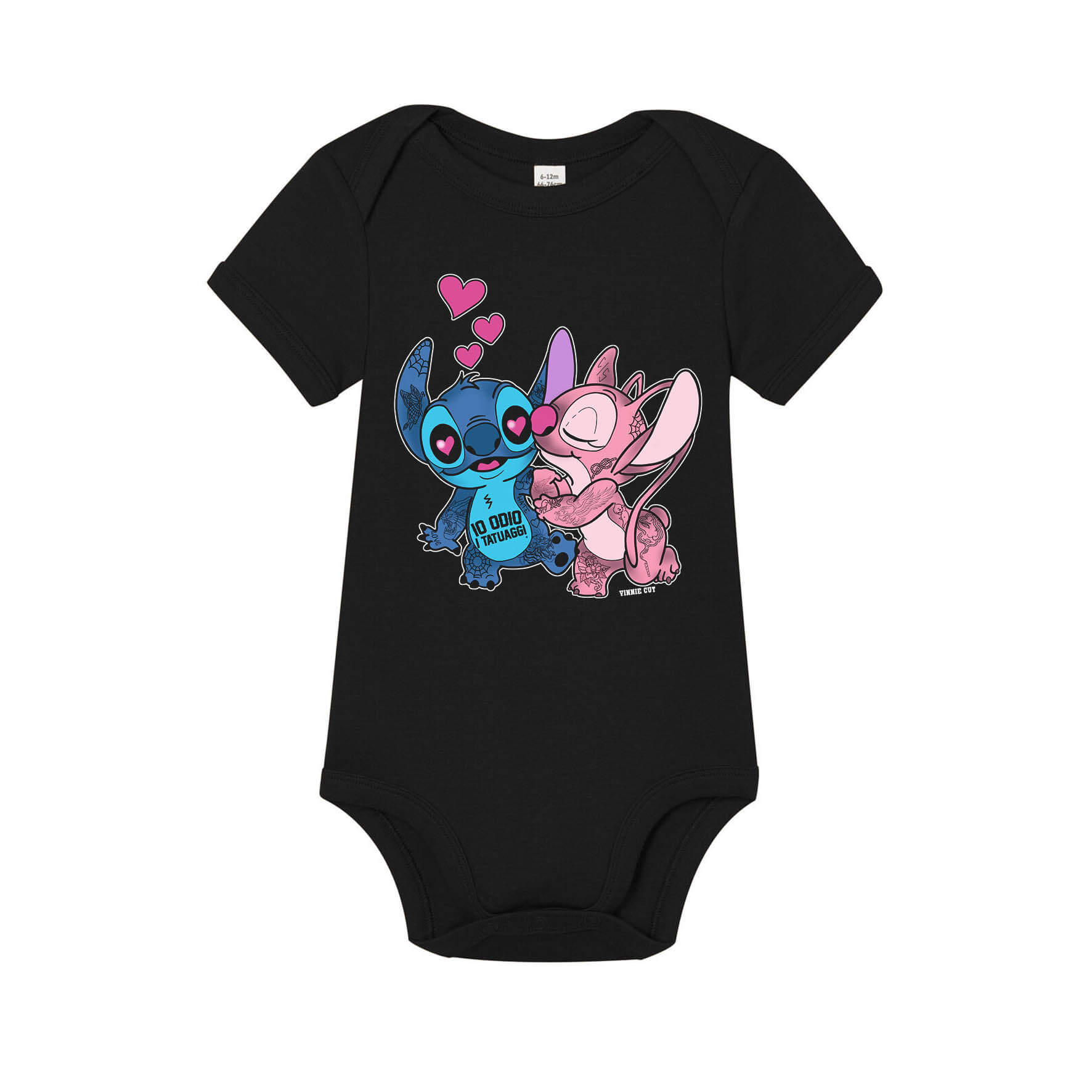 BODY - LITTLE KOALA - VINNIE CUT - NERO - FRONTE