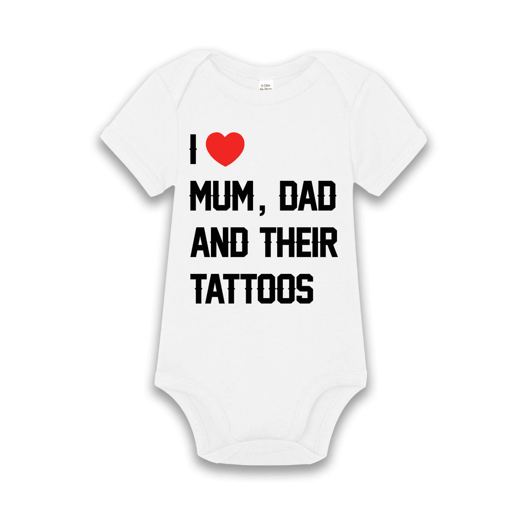 BODY - MUM AND DAD - BIANCO - FRONTE