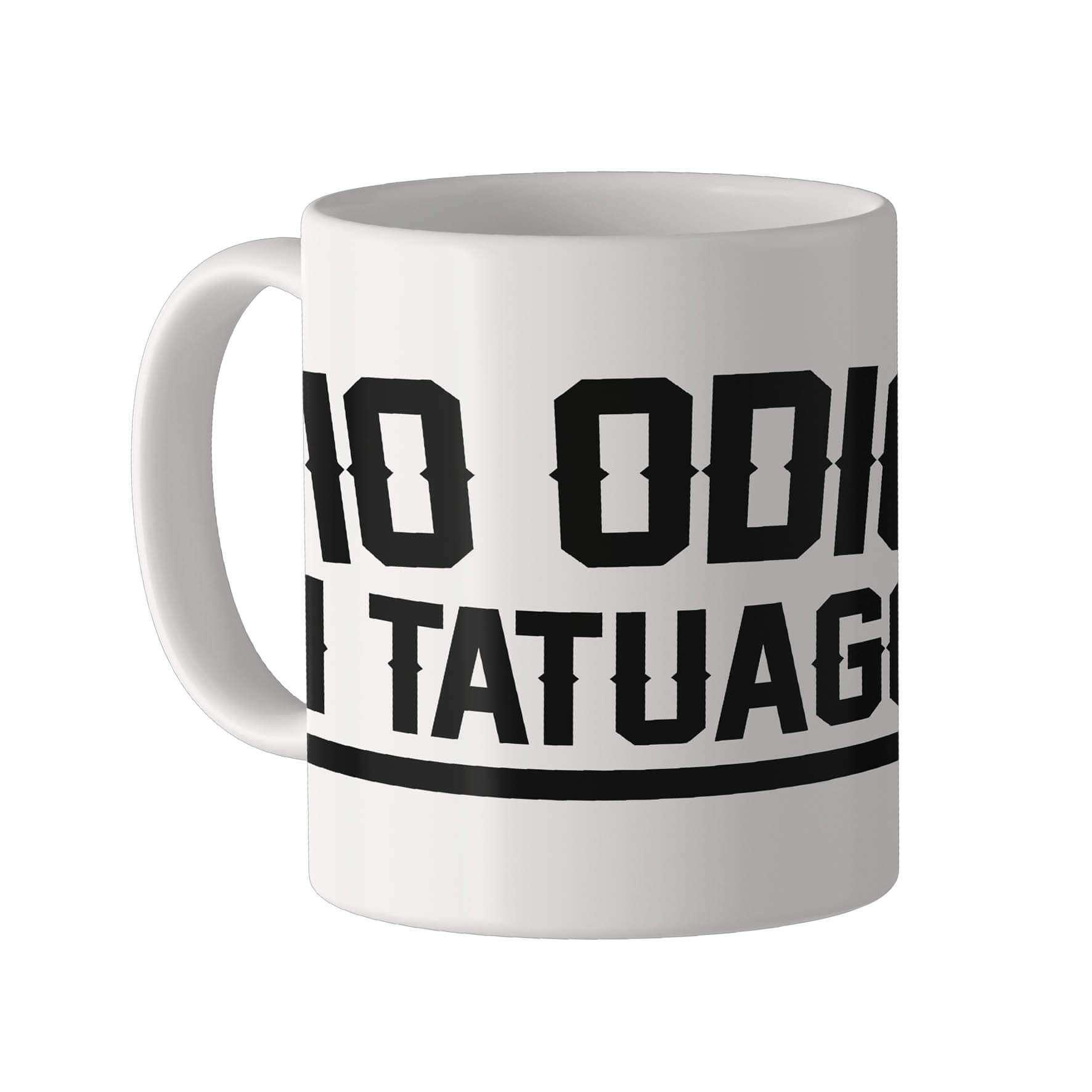 MUG - IO ODIO I TATUAGGI - NERO