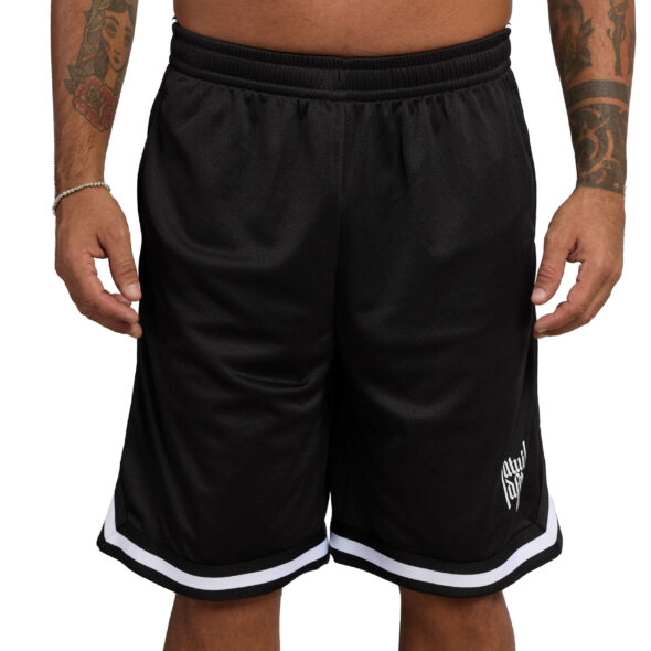 PANTALONCINI BASKET - FAMILY AFFAIR - UNISEX - NERO - FRONTE
