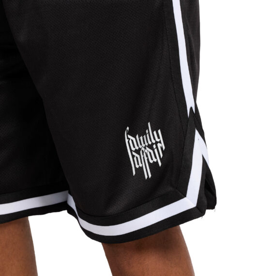 PANTALONCINI BASKET - FAMILY AFFAIR - UNISEX - NERO