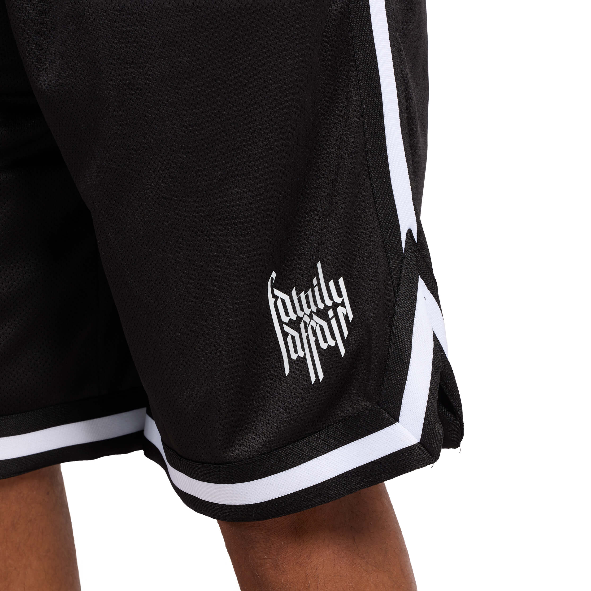 PANTALONCINI BASKET - FAMILY AFFAIR - UNISEX - NERO