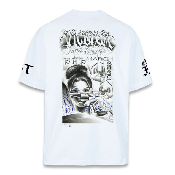 OVERSIZE T-SHIRT - "VICENZA TATTOO CONVENTION" by CRYPTIC TATTOO and EL FRANCO