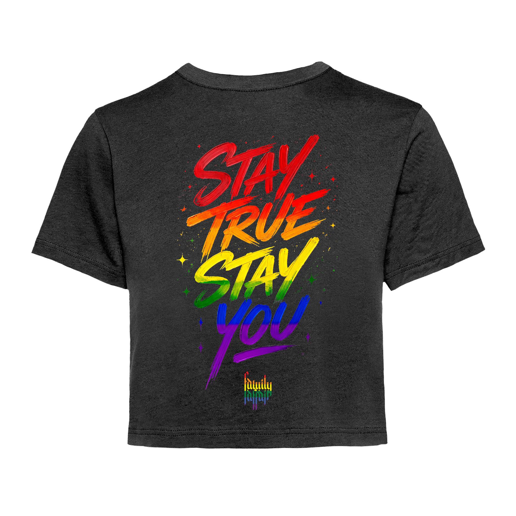 Crop top lady - "Io odio i tatuaggi" Pride