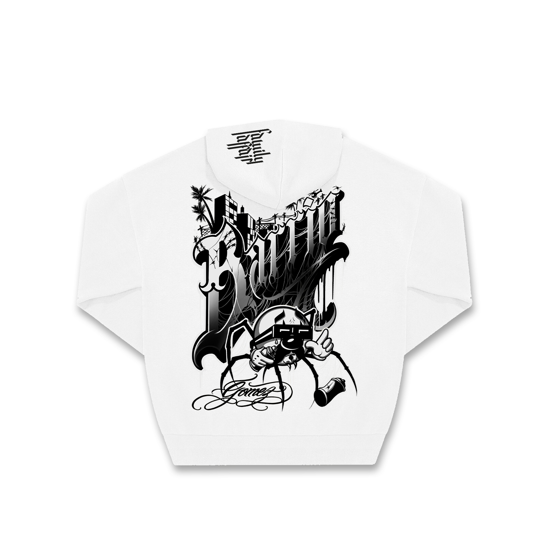 Felpa Hoodie - "Spider Barrio" by Adan Gomez - immagine 2